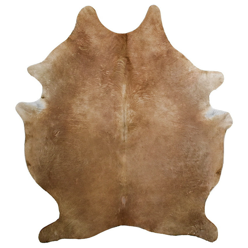 Natural Brazilian Cowhide Rug -  Caramel & Mocha