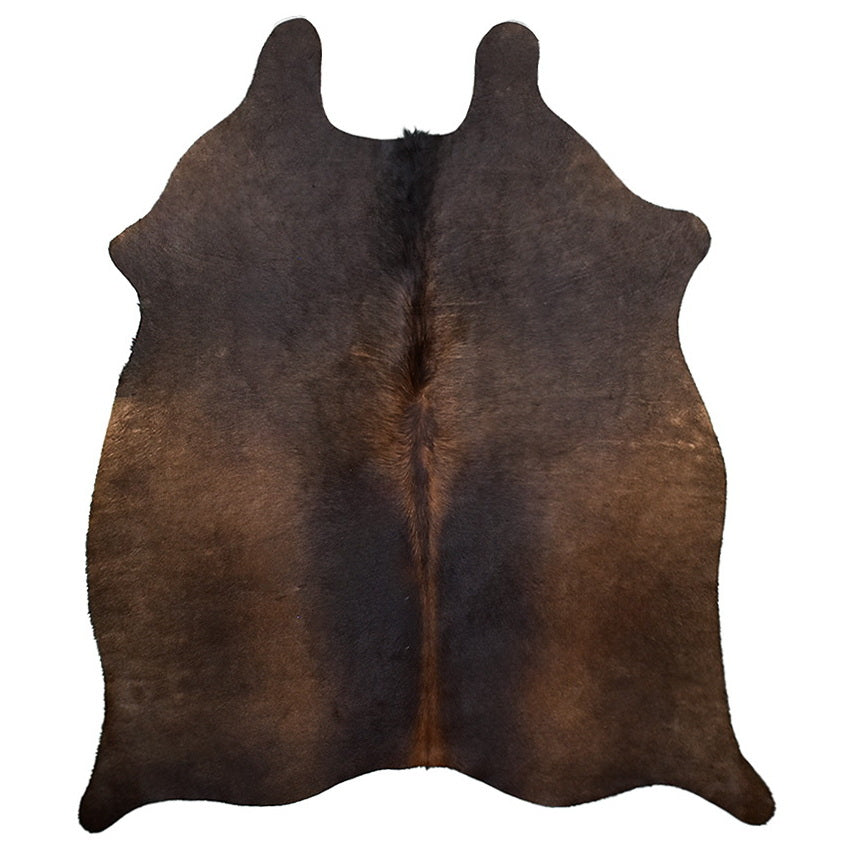 Natural Brazilian Cowhide Rug -  Espresso, Mocha & Chocolate