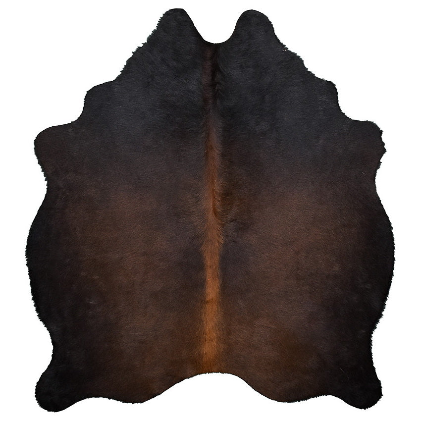 Natural Brazilian Cowhide Rug -  Espresso, Mocha & Chocolate
