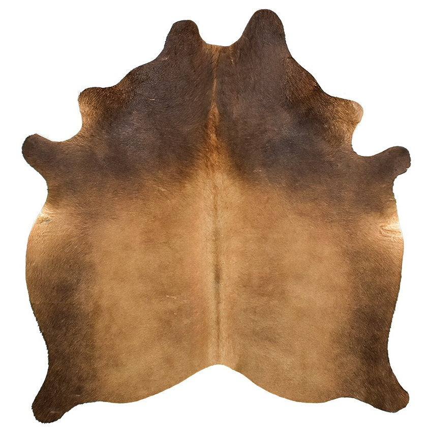 Natural Brazilian Cowhide Rug -  Caramel, Mocha & Chocolate