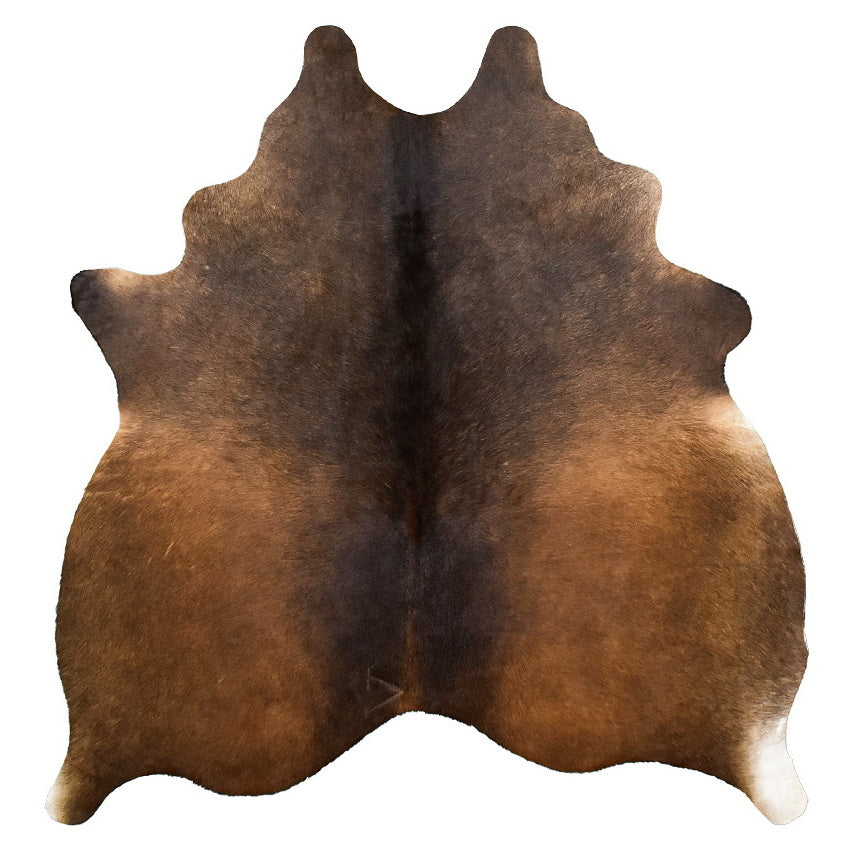 Natural Brazilian Cowhide Rug -  Chocolate, Mocha & Espresso