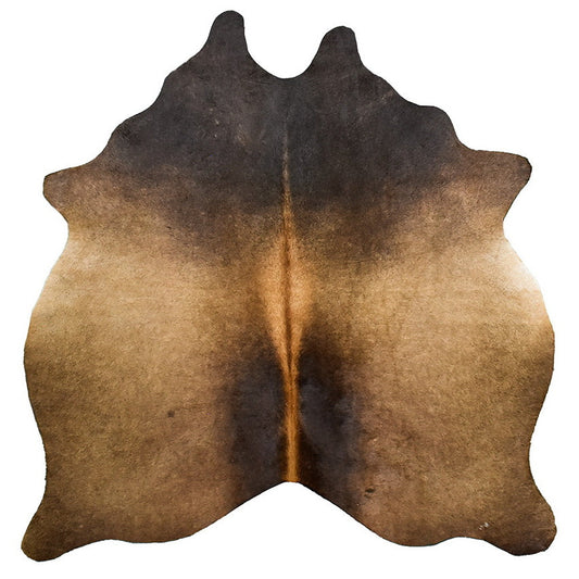 Natural Brazilian Cowhide Rug -  Caramel, Chocolate & Mocha