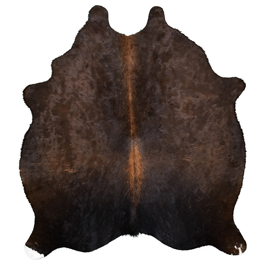 Natural Brazilian Cowhide Rug -  Espresso, Chocolate & Mocha