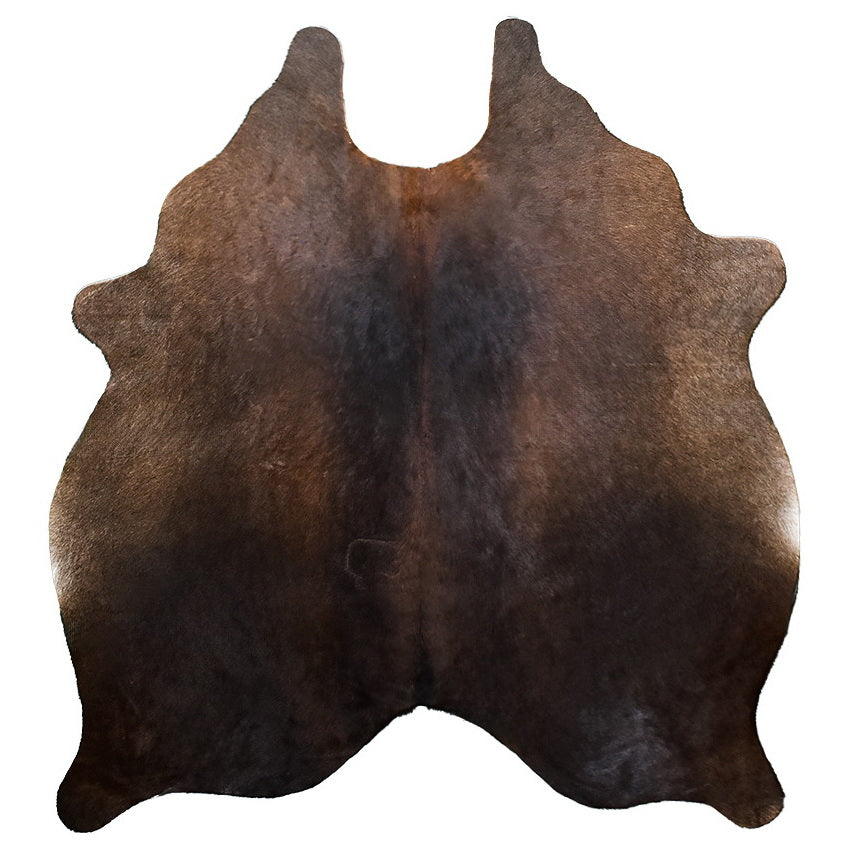 Natural Brazilian Cowhide Rug -  Chocolate, Espresso & Mocha