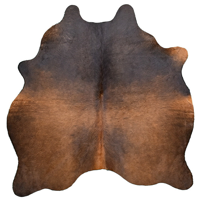 Natural Brazilian Cowhide Rug -  Mocha, Charcoal & Chocolate