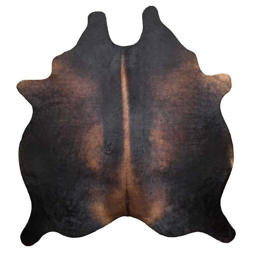 Natural Brazilian Cowhide Rug -  Charcoal, Mocha & Espresso