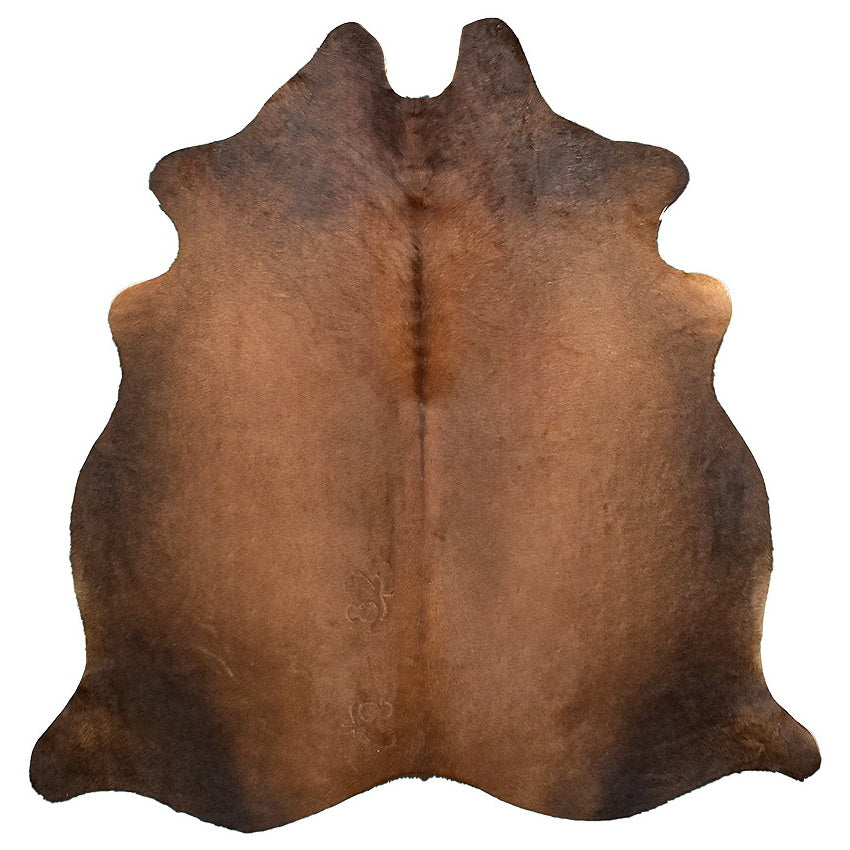 Natural Brazilian Cowhide Rug -  Mocha, Chocolate & Caramel