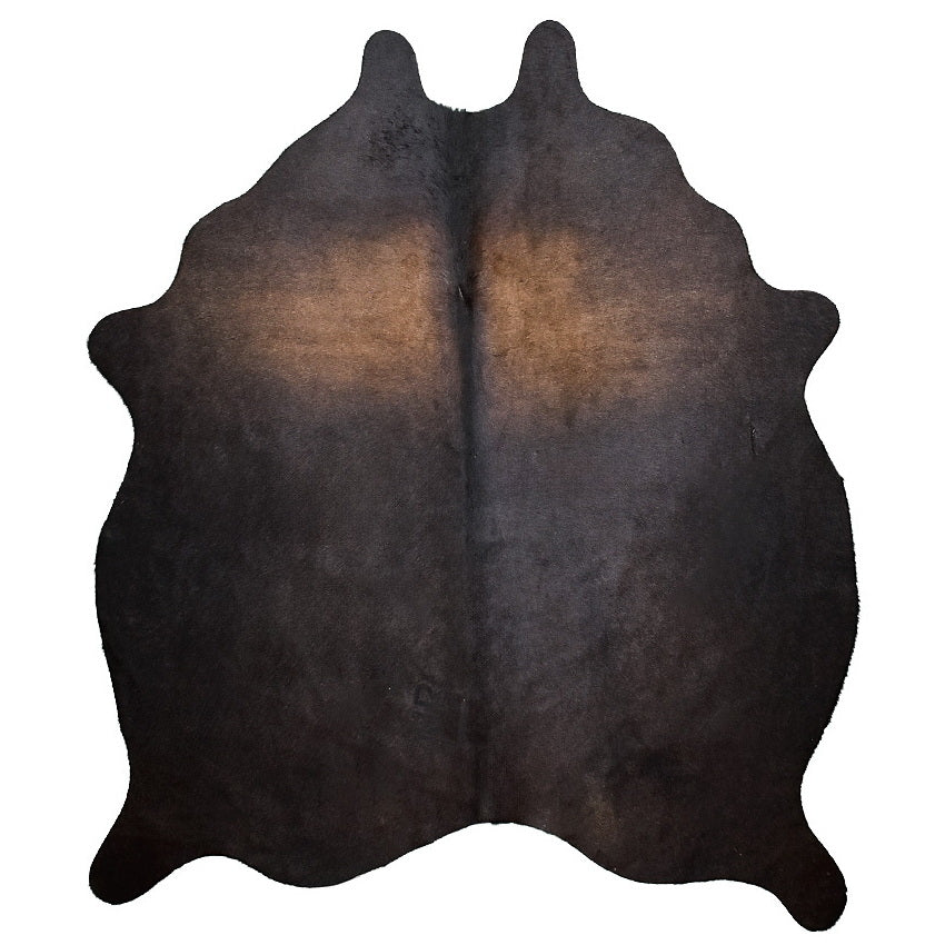 Natural Brazilian Cowhide Rug -  Charcoal, Chocolate & Mocha