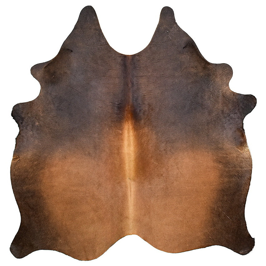 Natural Brazilian Cowhide Rug -  Charcoal, Mocha & Caramel