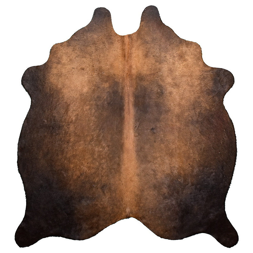Natural Brazilian Cowhide Rug -  Mocha, Chocolate & Caramel