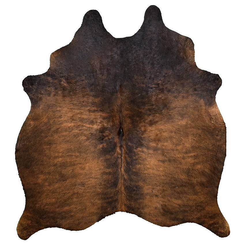 Natural Brazilian Cowhide Rug -  Espresso, Mocha & Chocolate