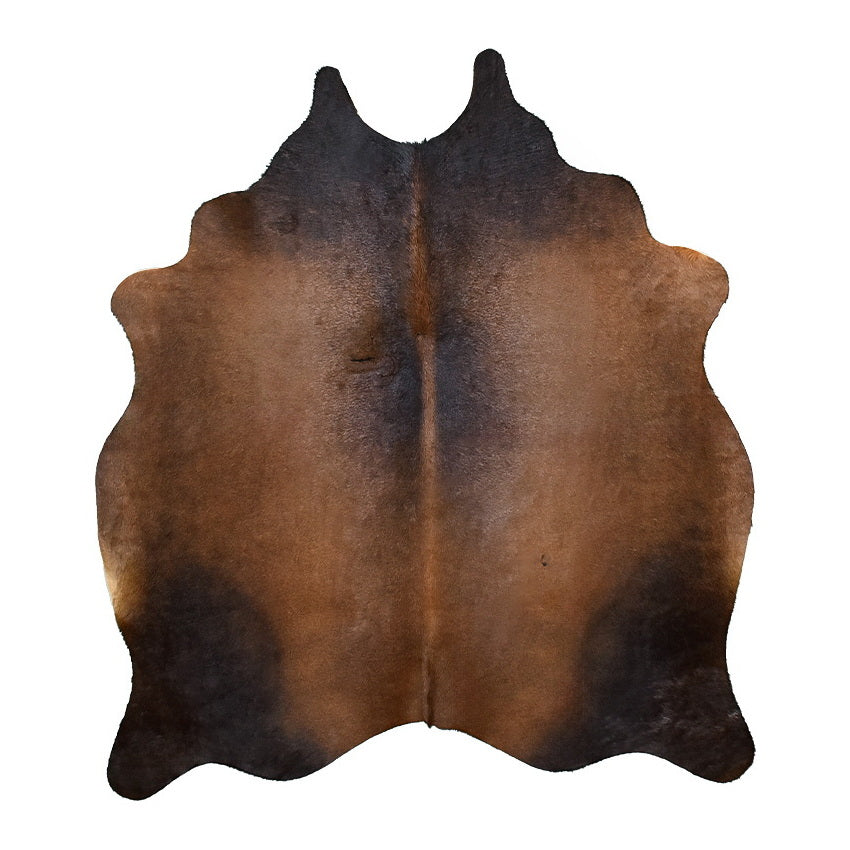 Natural Brazilian Cowhide Rug -  Mocha, Chocolate & Espresso