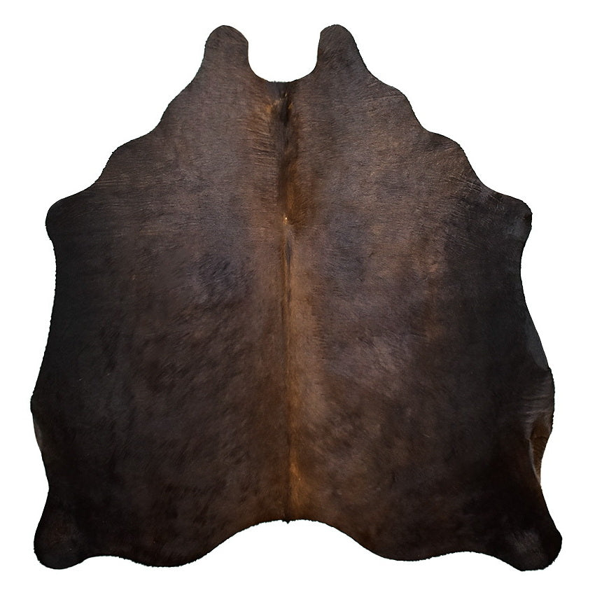 Natural Brazilian Cowhide Rug -  Chocolate, Espresso & Mocha