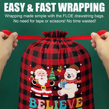 Load image into Gallery viewer, Christmas Drawstring Cotton Gift Bag