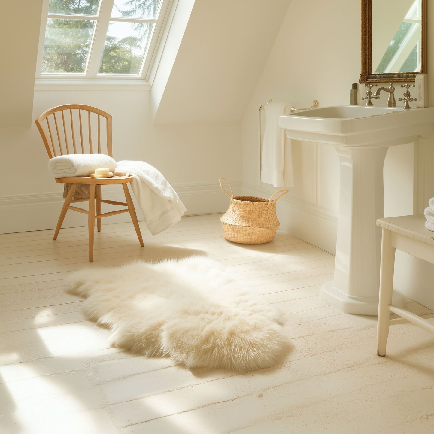 Natural Shape Sheepskin 2'x3'