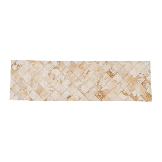 Natural Cowhide Table Runner / Vintage