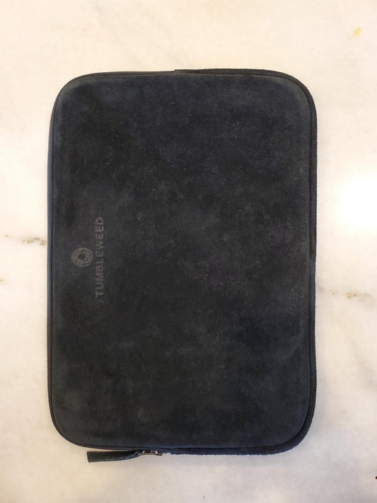 Natural Suede 15" Laptop Case / Black