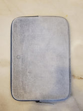 Load image into Gallery viewer, Natural Suede 15&quot; Laptop Case / Silver