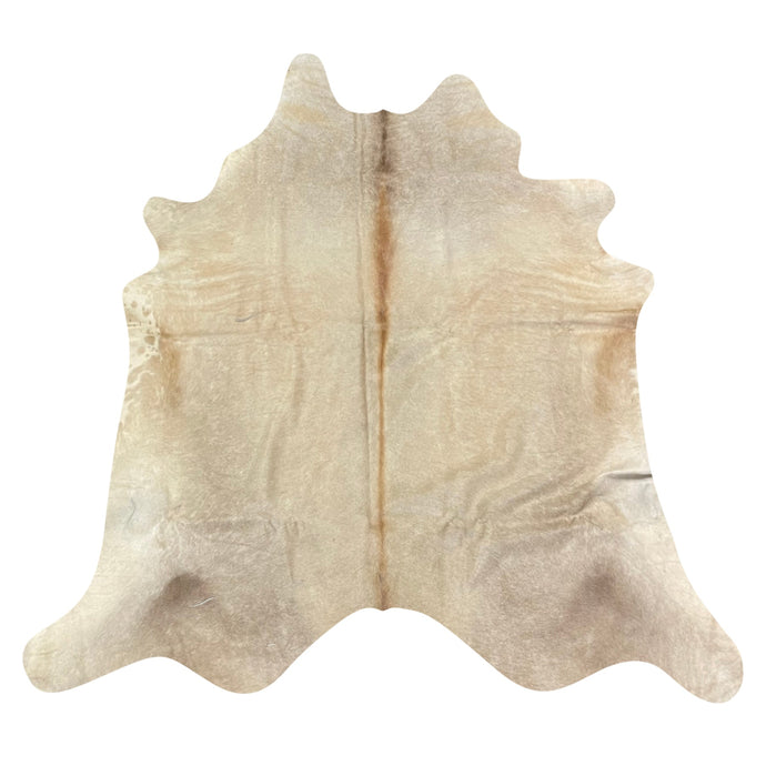 Natural Brazilian Cowhide Rug -  Taupe & Ivory