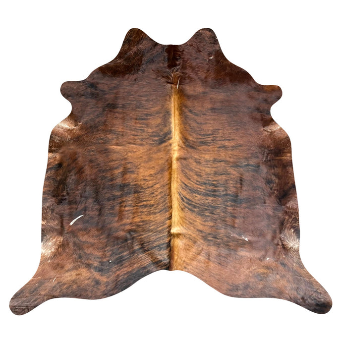 Natural Brazilian Cowhide Rug -  Mocha, Espresso & Caramel