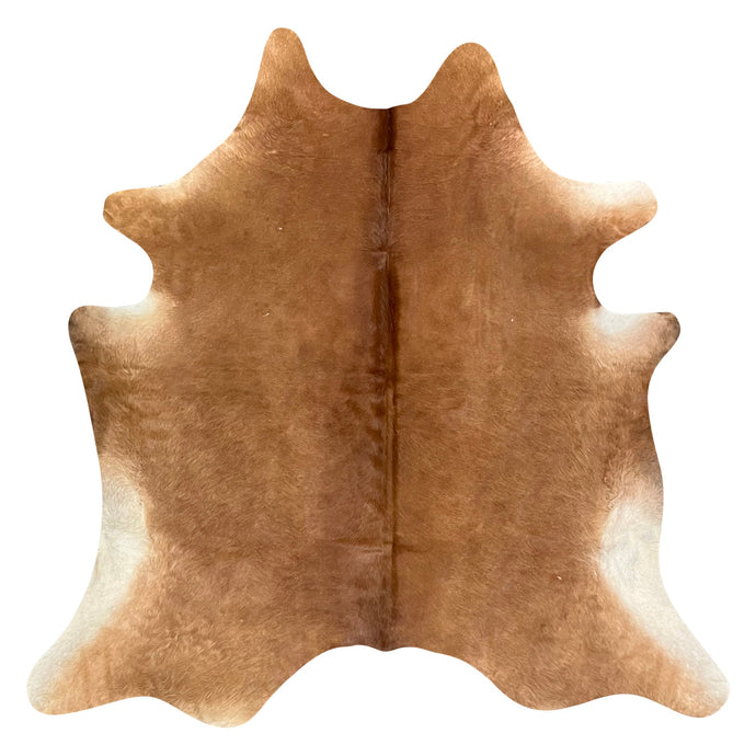 Natural Brazilian Cowhide Rug -  Caramel