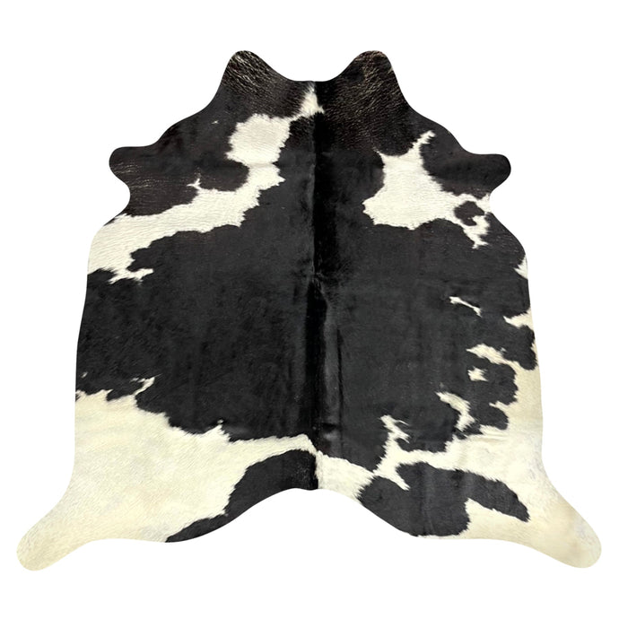 Natural Brazilian Cowhide Rug -  Espresso & Ivory