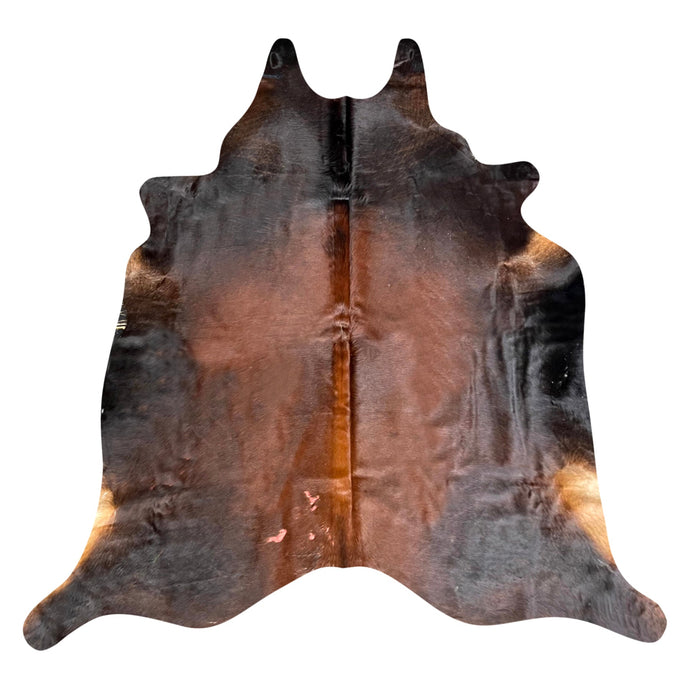 Natural Brazilian Cowhide Rug -  Mocha & Caramel