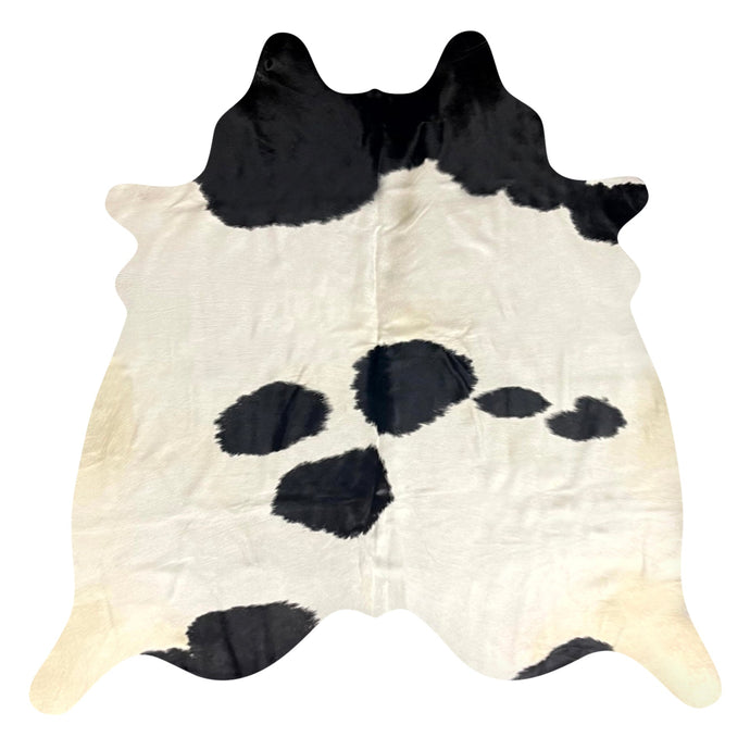 Natural Brazilian Cowhide Rug -  Espresso & Ivory