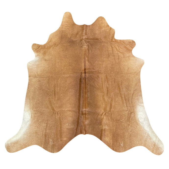 Natural Brazilian Cowhide Rug -  Caramel