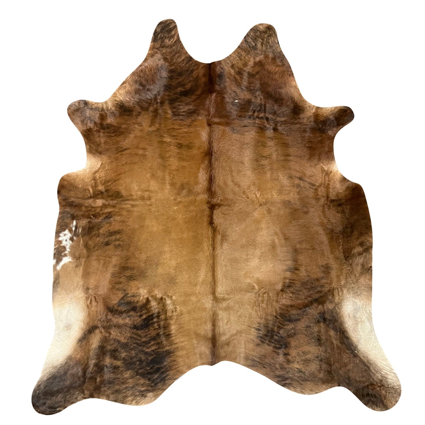 Natural Brazilian Cowhide Rug -  Mocha & Chocolate