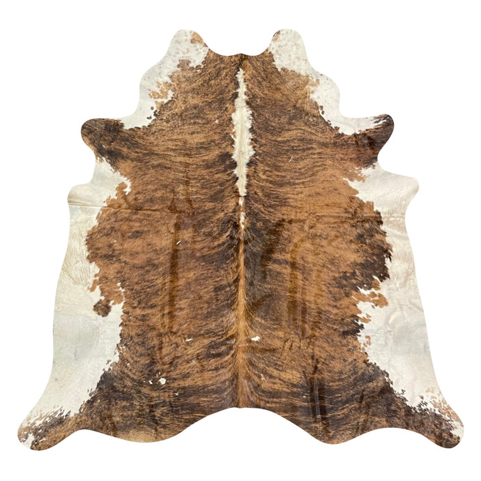 Natural Brazilian Cowhide Rug -  Mocha, Espresso & Ivory