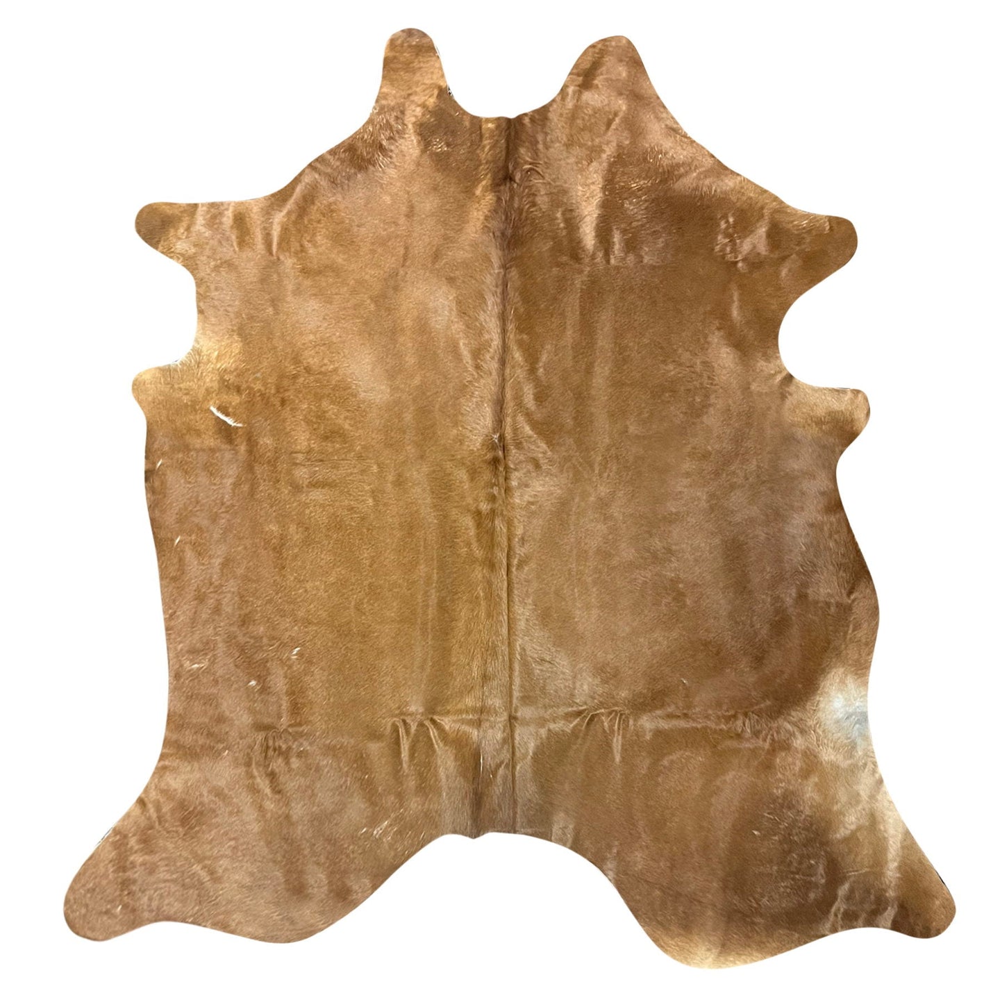 Natural Brazilian Cowhide Rug -  Caramel  