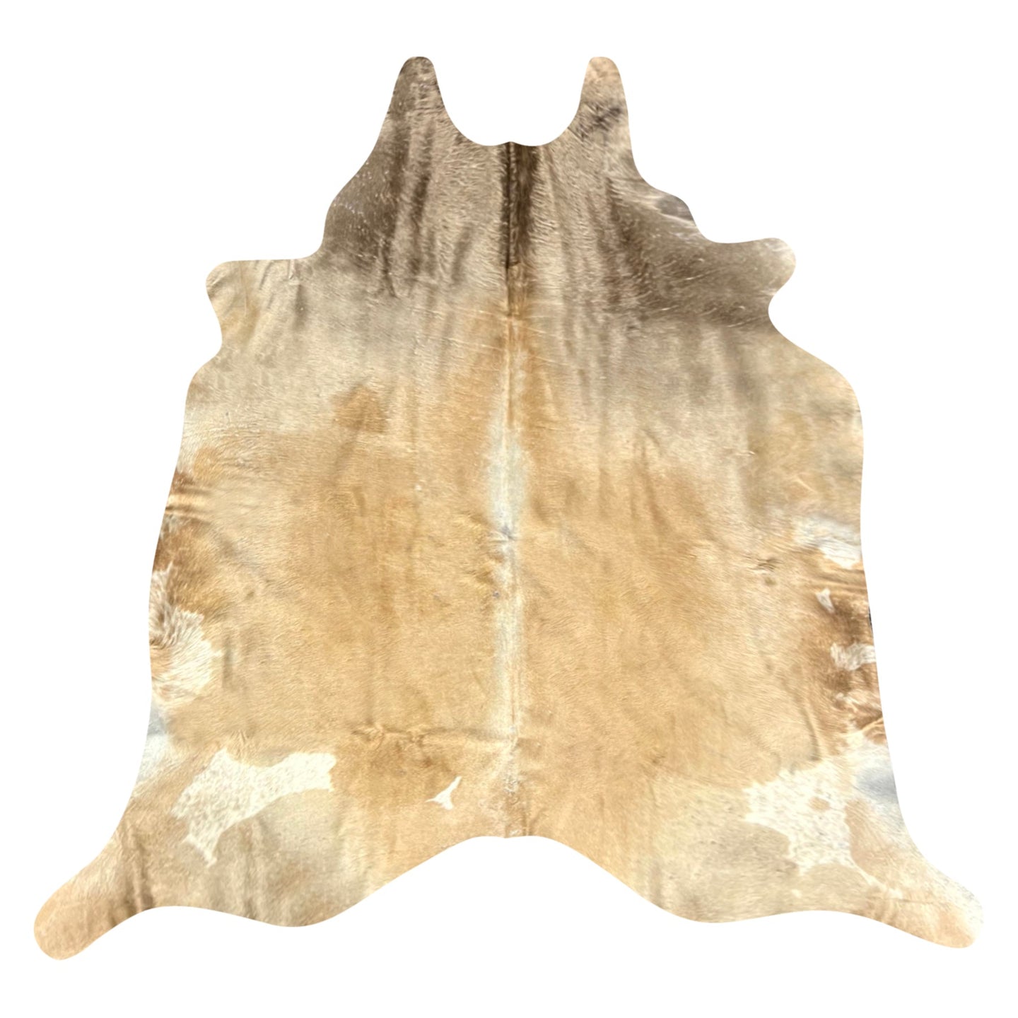 Natural Brazilian Cowhide Rug -  Beige, Taupe & Ivory