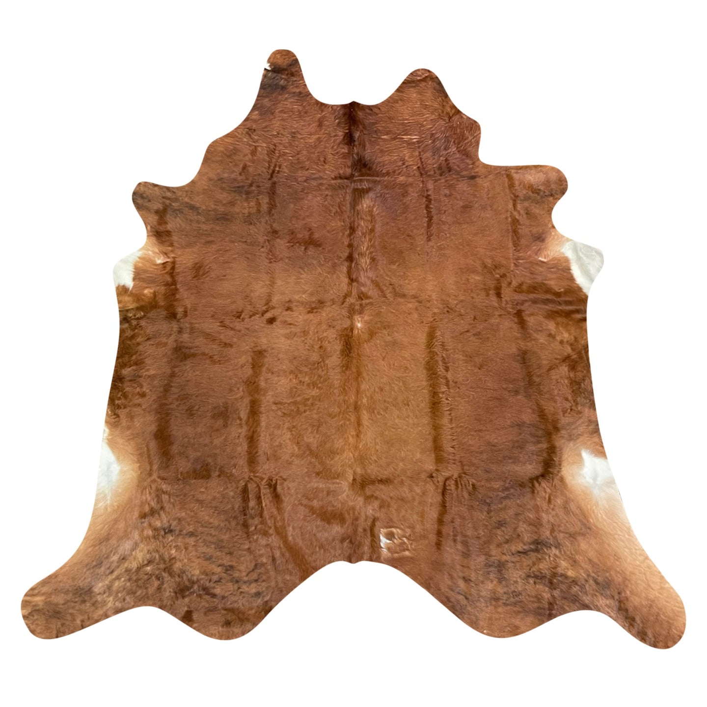 Natural Brazilian Cowhide Rug -  Mocha & Espresso