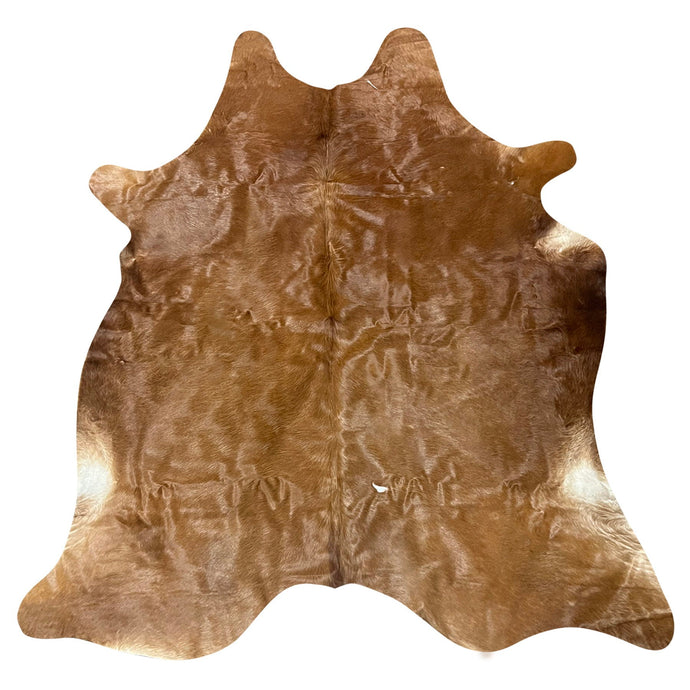 Natural Brazilian Cowhide Rug -  Caramel  