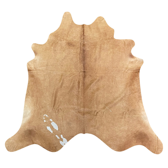 Natural Brazilian Cowhide Rug -  Caramel