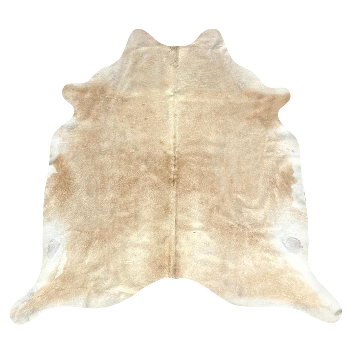 Natural Brazilian Cowhide Rug -  Beige & Ivory