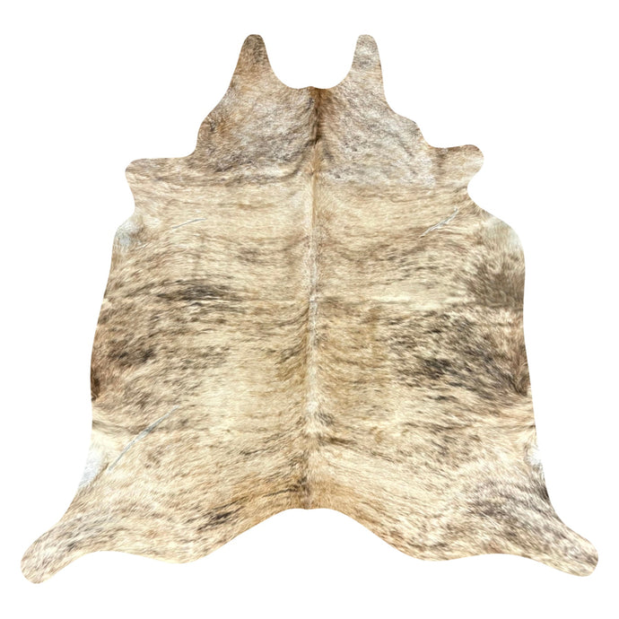 Natural Brazilian Cowhide Rug -  Beige, Taupe & Ivory