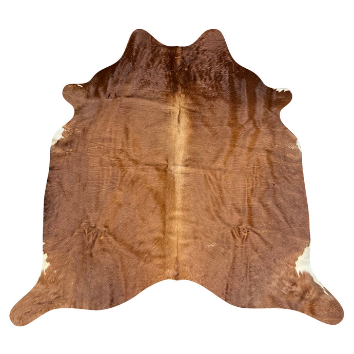 Natural Brazilian Cowhide Rug -  Mocha, Caramel & Ivory