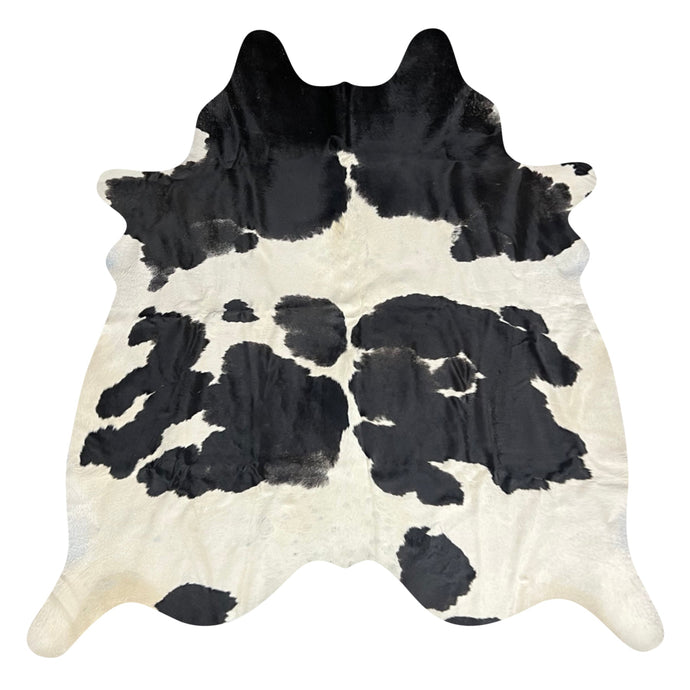 Natural Brazilian Cowhide Rug -  Espresso & Ivory