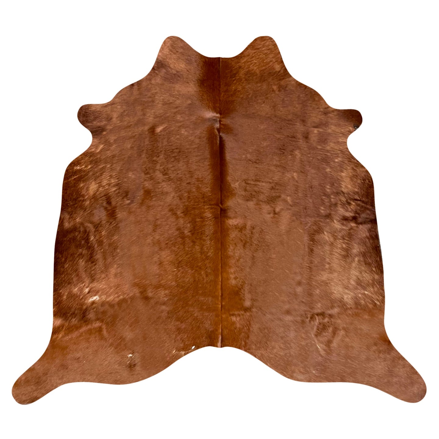 Natural Brazilian Cowhide Rug -  Mocha & Ivory