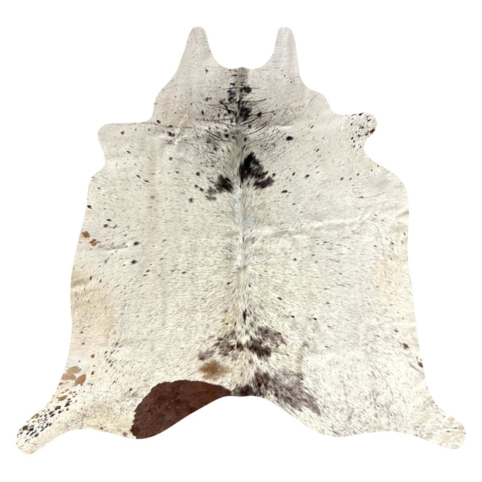 Natural Brazilian Cowhide Rug -  Ivory, Espresso & Mocha