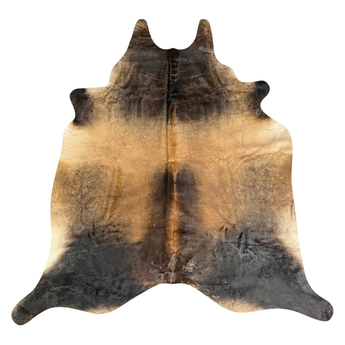 Natural Brazilian Cowhide Rug -  Caramel, Espresso & Mocha