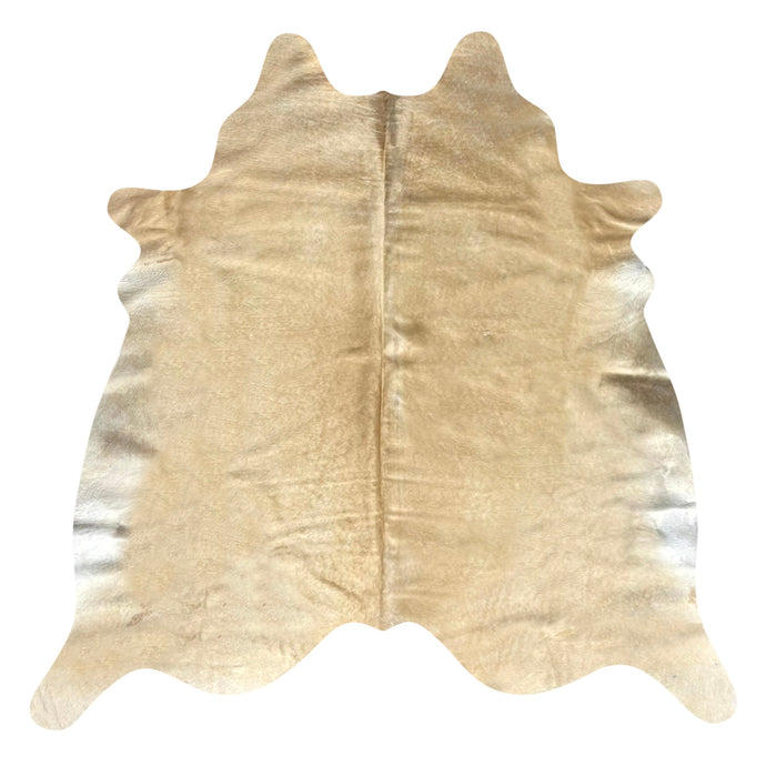 Natural Brazilian Cowhide Rug -  Beige & Ivory