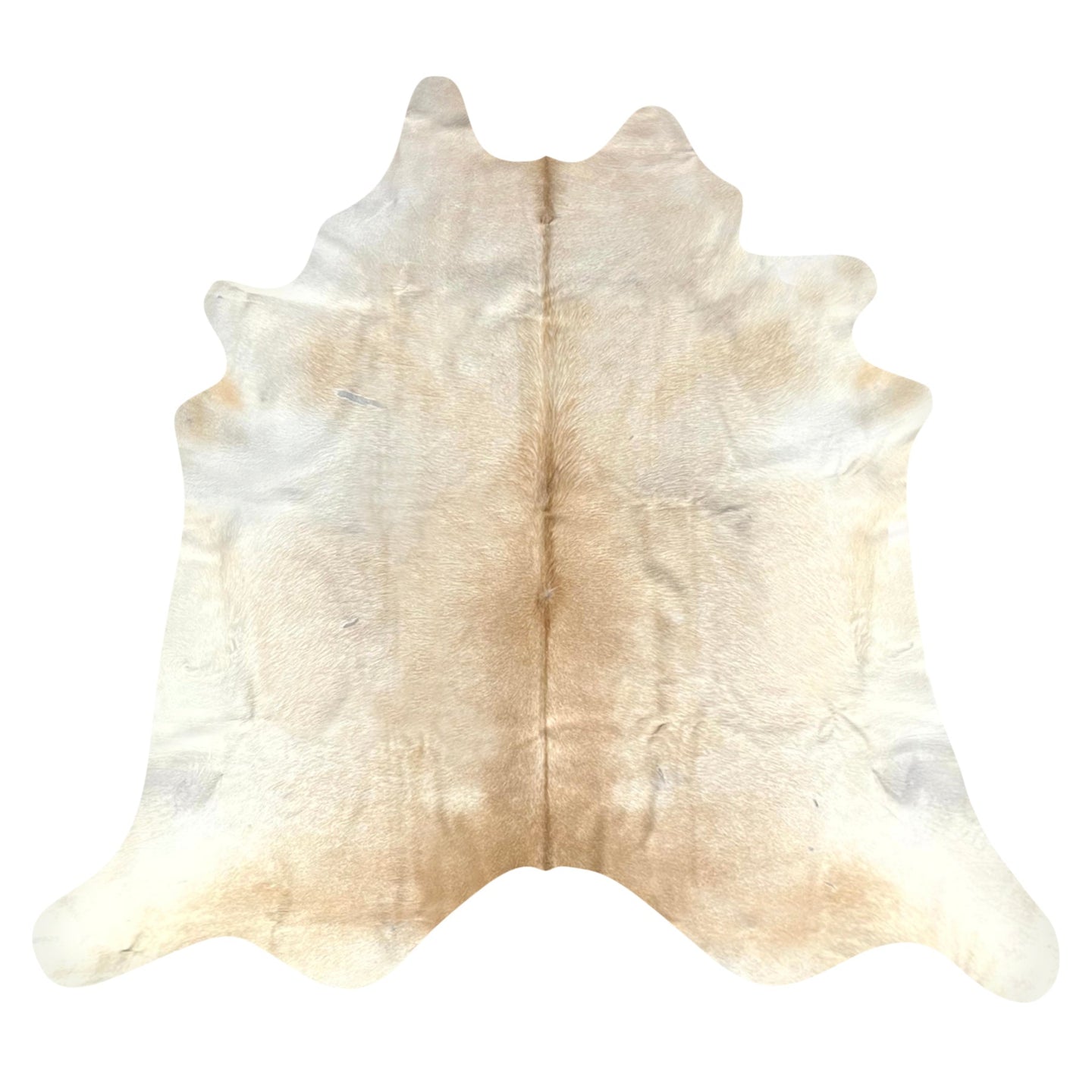 Natural Brazilian Cowhide Rug -  Beige & Ivory