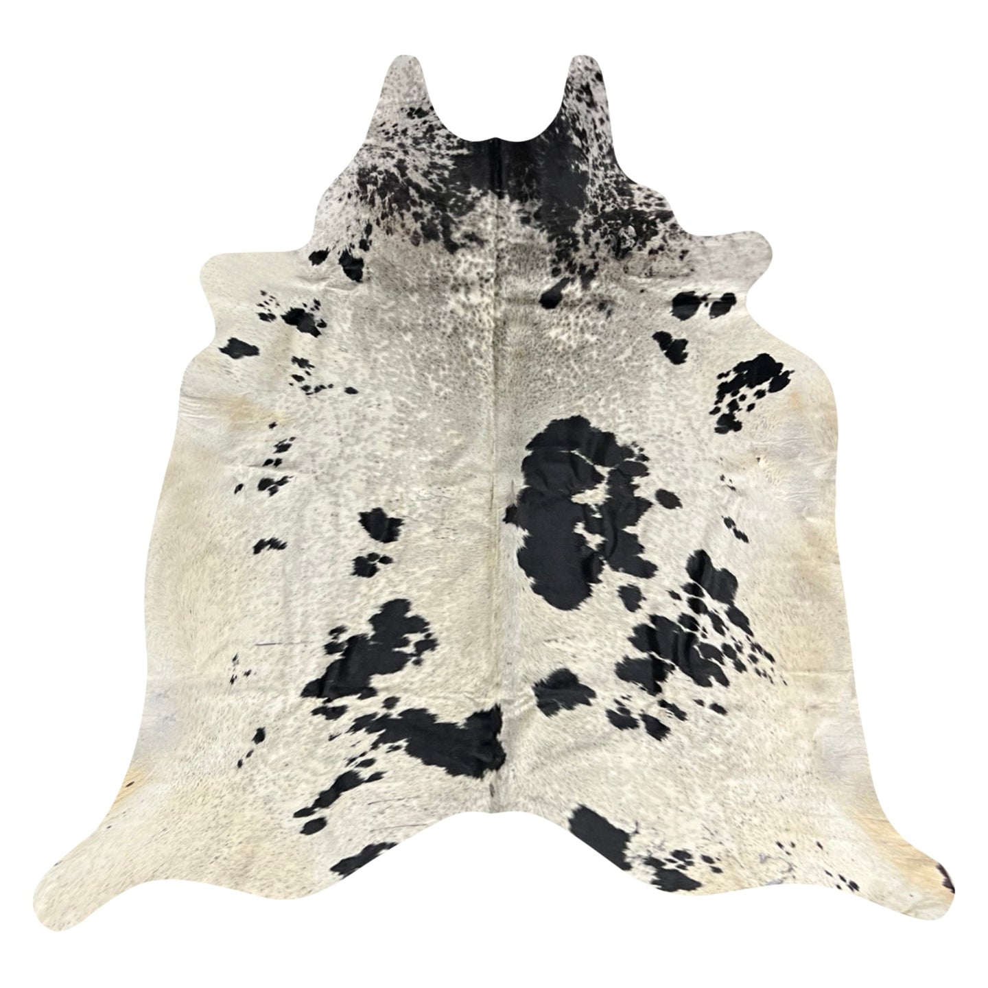 Natural Brazilian Cowhide Rug -  Espresso, Taupe & Ivory