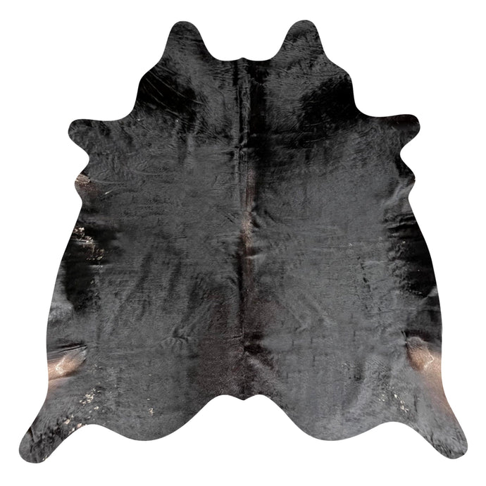 Natural Brazilian Cowhide Rug -  Espresso, Chocolate & Ivory