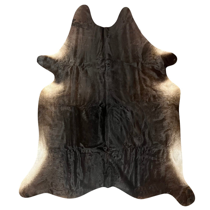 Natural Brazilian Cowhide Rug -  Espresso