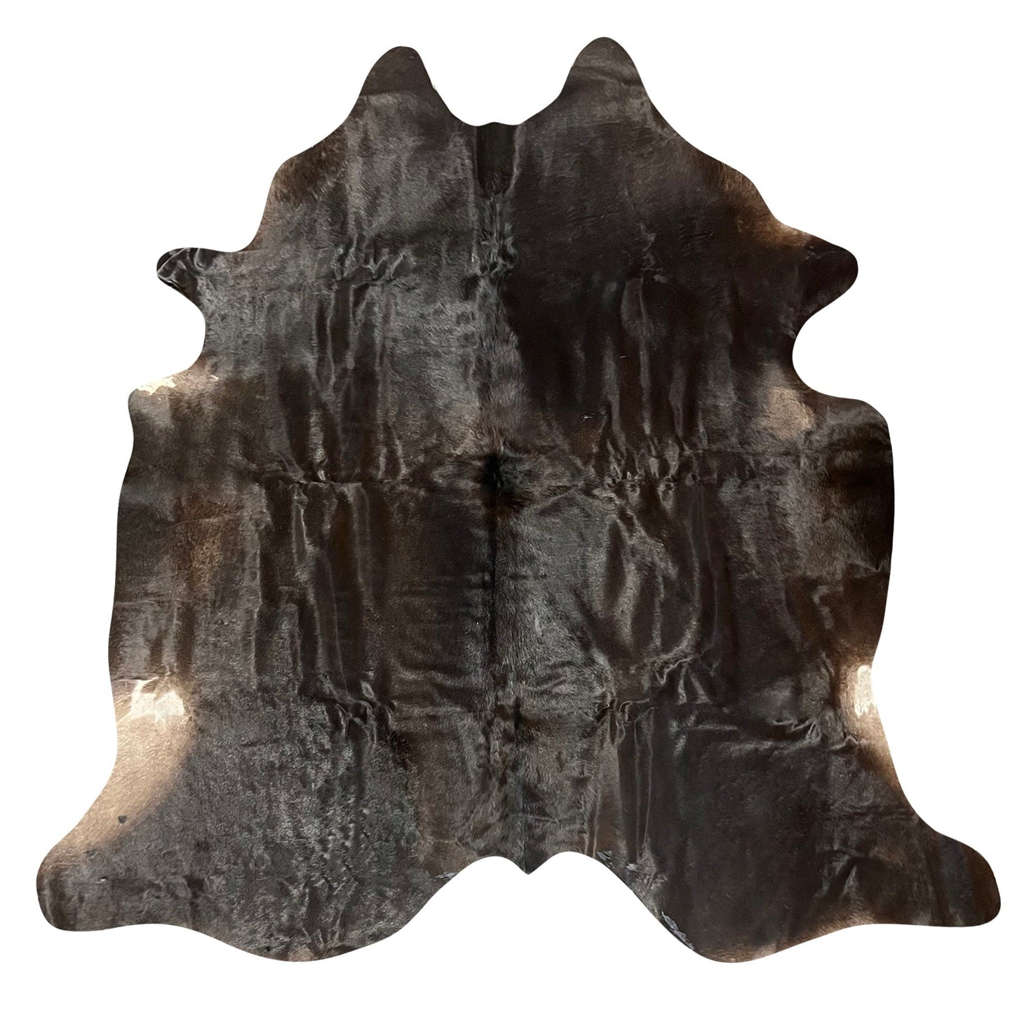 Natural Brazilian Cowhide Rug -  Espresso