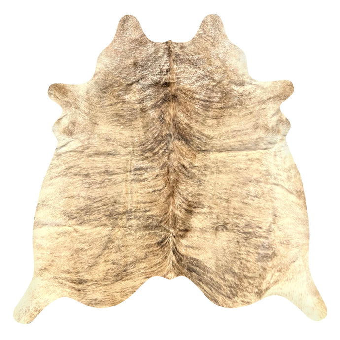 Natural Brazilian Cowhide Rug -  Beige, Taupe & Ivory